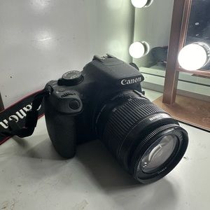 Canon EOS 120D, rarely used. It comes with camera bag and SD card.